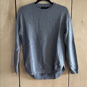 Super Soft Gray Crew Neck Sweater